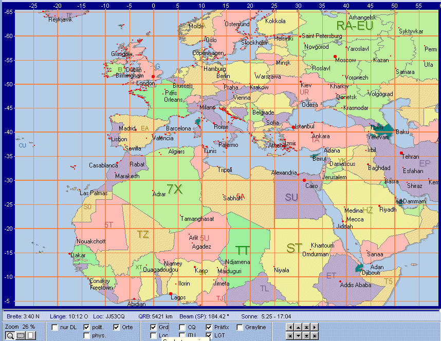 Weltkarte politische Darstellung