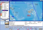 Weltkarte mit DXCC-Info