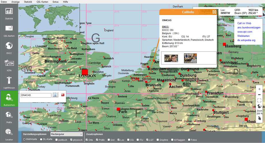 HAM Atlas mit Callbook