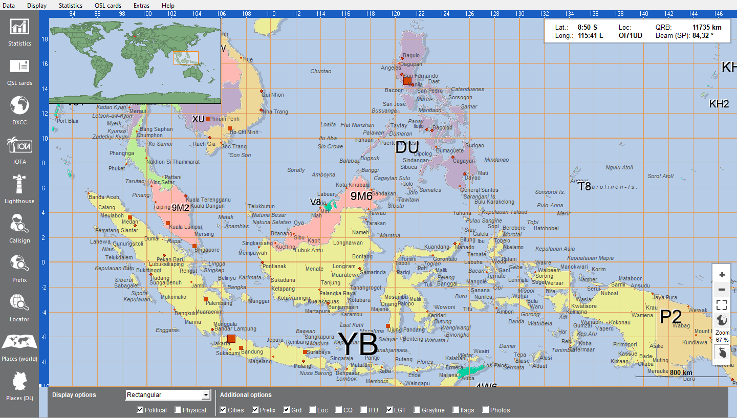 world map political view